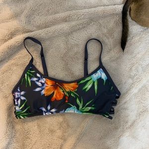 floral bikini top